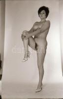 cca 1973 Szolid hölgyek szolid erotikája, 13 db vintage negatív + 3 db vintage fotó és/vagy mai nagy...