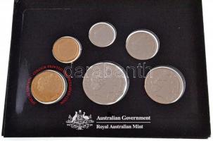Ausztrália 2014. 5c-2D (6xklf) forgalmi sor karton dísztokban, egyik érme multicolor T:1 Australia 2014. 5 Cents - 2 Dollars (6xdiff) coin set in cardboard display case, with one multicolor coin C:UNC