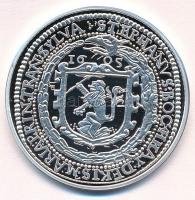 DN "Magyar tallérok utánveretben - Bocskai István tallérja 1605" Ag emlékérem tanúsítvánny...