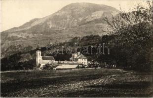 1918 Aigen (Salzburg), Kirche und Schloss Aigen, Gaisberg. Verlag Würthle & Sohn / church and castle, mountain