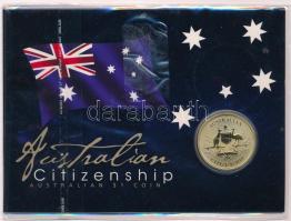Ausztrália 2014. 1D Al-Br Állampolgárság karton dísztokban T:1 Australia 2014. 1 Dollar Al-Br Citizenship in cardboard case C:UNC
