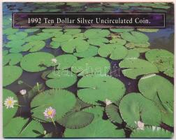 Ausztrália 1992. 10D Ag "Északi területe" karton dísztokban T:1
Australia 1992. 10 Dollar...