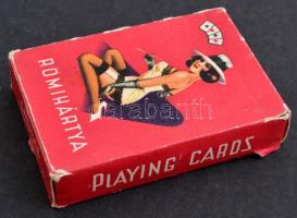 Pin Up kártya. Römikártya dobozában, jó állapotban