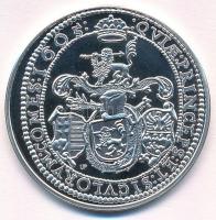 DN "Magyar tallérok utánveretben - Bocskai István tallérja 1605" Ag emlékérem tanúsítvánny...