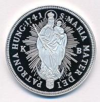 DN "Magyar tallérok utánveretben - Mária Terézia tallérja 1741" Ag emlékérem tanúsítvánnya...