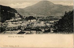 Salzburg mit Gaisberg, G. Baldi No. 104.