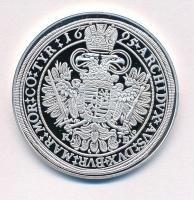 DN "Magyar tallérok utánveretben - I. Lipót tallérja 1695" Ag emlékérem tanúsítvánnyal (20...