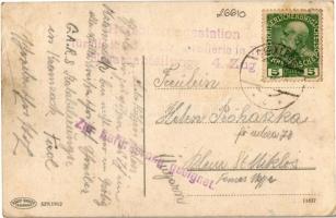 1916 Rattenberg gegen Kramsach (Tirol) + Retablierungsstation für die K.u.K. Gebirgsartillerie in Ti...