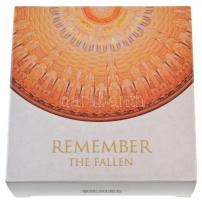 Ausztrália 2016. 5D aranyozott Ag "Emlékezzünk az elesettekre" részben multicolor érme, ta...