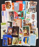 cca 1970-1985 kb 160 db főleg reklámos kártynapatár