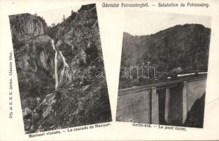 Petrozsény with rail-bridge