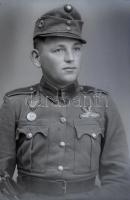 cca 1940-es években készült 18 db vintage üveglemez negatív, a kiskunfélegyházi Marika fotóműterem h...