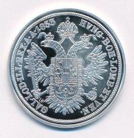 DN "Magyar tallérok utánveretben - Ferenc József ifjúkori tallérja 1853" Ag emlékérem tanú...