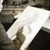 cca 1930 Pöltinger Gusztáv (?-?) soproni fotóművész hagyatékából 144 db vintage negatív, 3x4 cm és 6...