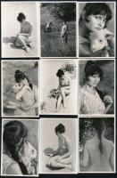 cca 1970 Vincze János (1922-1998) kecskeméti fotóművész hagyatékából 33 db jelzés nélküli vintage AK...