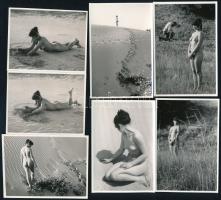 cca 1970 Vincze János (1922-1998) kecskeméti fotóművész hagyatékából 33 db jelzés nélküli vintage AK...