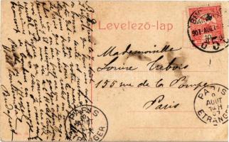 1907 Budapest I. Szent Gellért szobor. W.L. (?) No. 15