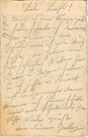 1915 Tábori posta Ferenc József arcképével / WWI K.u.K. military field postcard, Franz Joseph + Regi...