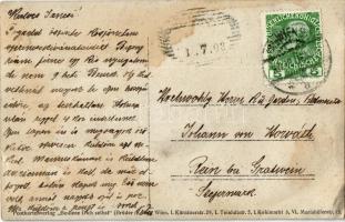 1908 Defilierung der Kaiserhusaren vor Sr. Majestät / WWI K.u.K. military parade of hussars in the p...