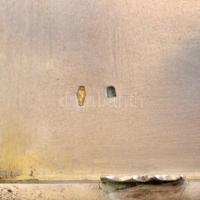 Aranyozott, vésett ezüst cigarettatárca. jelzett. 137g. 11x8 cm