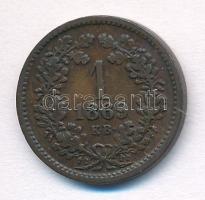 1869KB 1kr Cu "Angyalos címer" T:2
Adamo M4.1