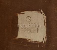 Német tűzoltó sisak. Jelzett 32x22 cm