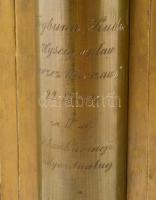 1949 Wladislaw Miecznik: Varsói sport verseny kupája és oklevele magyar versenyző részére. Bronz. sz...