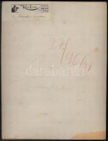 cca 1936 Kerny István (1879-1963) budapesti fotóművész hagyatékából, matricával jelzett vintage fotó...