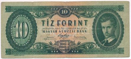 1947. 10Ft T:III  Hungary 1947. 10 Forint C:F  Adamo F2
