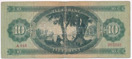 1947. 10Ft T:III 
Hungary 1947. 10 Forint C:F 
Adamo F2