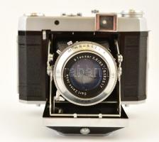cca 1953 Certo Six 120 mm-es fényképezőgép harmonikás Carl Zeiss Tessar 2,8:80 objektívvel, saját to...