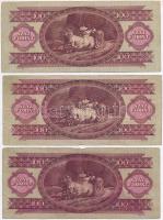 1949. 100Ft (3x) T:III- 
Adamo F28