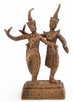 Kambodzsai táncosok. Fém szobor. 10 cm