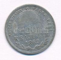 1869GYF 20kr Ag "Magyar Királyi Váltó Pénz" T:2-,3
Adamo M11.1