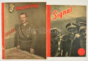 1943 A Signal és a Magyar Futár c. képes háborús újság egy-egy száma
