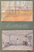 cca 1915-1918 Várady Albert (1870-?) huszártiszt, később ezredes, a m. kir. varasdi 10. honvéd huszá...