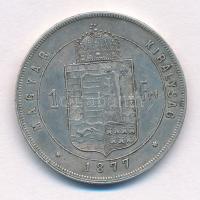 1877KB 1Ft Ag "Ferenc József / Középcímer" Körmöcbánya T:2,2-
Adamo M15