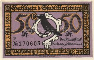 Német Birodalom/Weimari Köztársaság Merseburg 1921. 5Pf + 10Pf + 20Pf + 25Pf + 50Pf (6X) összesen: 1...