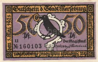 Német Birodalom/Weimari Köztársaság Merseburg 1921. 5Pf + 10Pf + 20Pf + 25Pf + 50Pf (6X) összesen: 1...