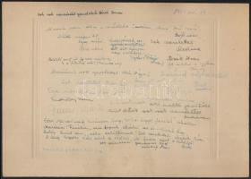 1949 Budapest, Mikes Kelemen Leánygimnázium tanárai és végzett tanulói, kistabló nevesített portrékk...