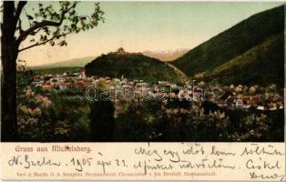 1905 Kisdisznód, Michelsberg, Cisnadioara; vár. G.A. Seraphin, Chromophot v. Jos. Drotleff / castle