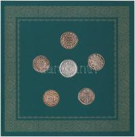 2017. 5Ft-200Ft (6xklf) forgalmi szett + I. László által kibocsátott denár egyoldalas Ag lemezverete...