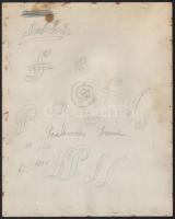 cca 1960 Sinkovits Imre (1928-2001) színész portréja, 30x24 cm