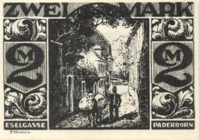 Német Birodalom/Weimari Köztársaság Paderborn 1921. 25Pf + 50Pf + 75Pf + 1M + 2M összesen:5klf, telj...