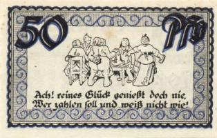 Német Birodalom/Weimari Köztársaság Stolzenau 1921. 25Pf + 50Pf (2X)+ 75Pf (2X) 5klf, teljes sor T:I