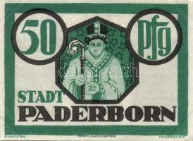 Német Birodalom/Weimari Köztársaság Paderborn 1921. 50Pf + 75Pf + 1M + 2M összesen: 4klf,  teljes so...