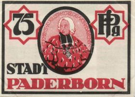 Német Birodalom/Weimari Köztársaság Paderborn 1921. 50Pf + 75Pf + 1M + 2M összesen: 4klf,  teljes so...