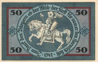 Német Birodalom/Weimari Köztársaság Torgau 1921. 5Pf + 10Pf + 25Pf + 50Pf  4klf,  teljes sor T:I