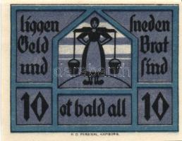 Német Birodalom/Weimari Köztársaság Neuhaus 1921. 10Pf + 25Pf + 50Pf  3klf,  teljes sor T:I