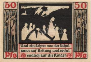 Német Birodalom/Weimari Köztársaság Naumburg 1920. 50Pf (4X) 4klf,  teljes sor T:I